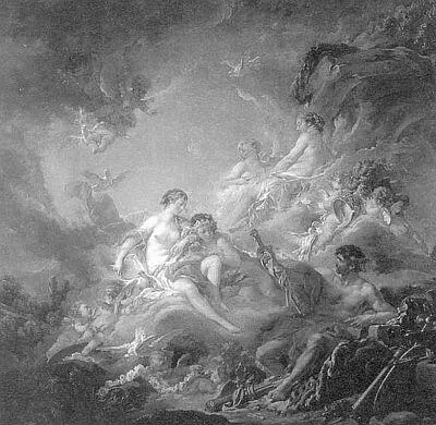 Ф Буше Венера в кузнице Вулкана Холст 1757 г Краем плаща торопливо свой - фото 53
