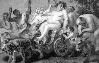 К де Фос Триумф Бахуса Холст ок 1650 г Название восьмого месяца - фото 103