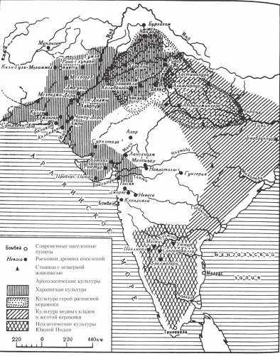 Карта Древней Индии Археологические исследования позволили установить что во - фото 2