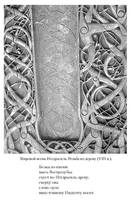Описание Иггдрасиля представляет собой одновременно вертикальную крона небо - фото 238