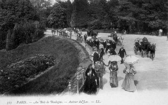 Париж Булонский лес Открытка 1900е гг Упомянутая мемуаристом Всемирная - фото 63