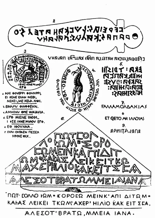 Рис 76 Этрусские надписи Взято из 388 Рис 77 Этрусские надписи - фото 76