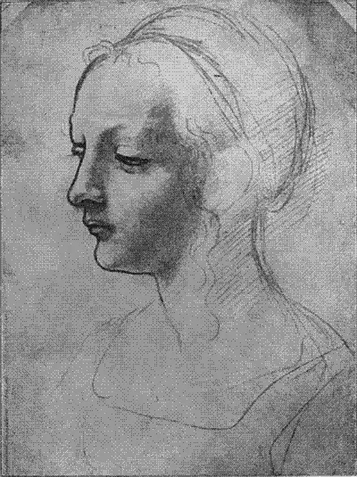 Этюд женской головы Виндзор Голова девочки Амброзианская бибка в Милане Но - фото 20