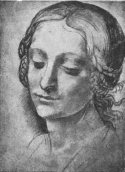 Голова девочки Амброзианская бибка в Милане Но ведь в записях Леонардо - фото 21