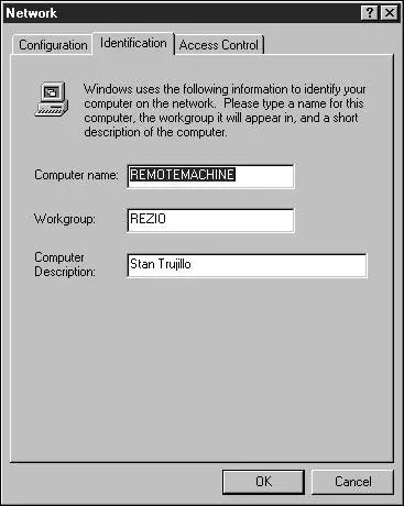 Рис А2 Диалоговое окно Network Identification После того как вы создадите - фото 29
