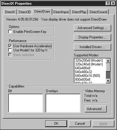 Рис А11 Окно DirectX Properties запускается из Control Panel Для - фото 38