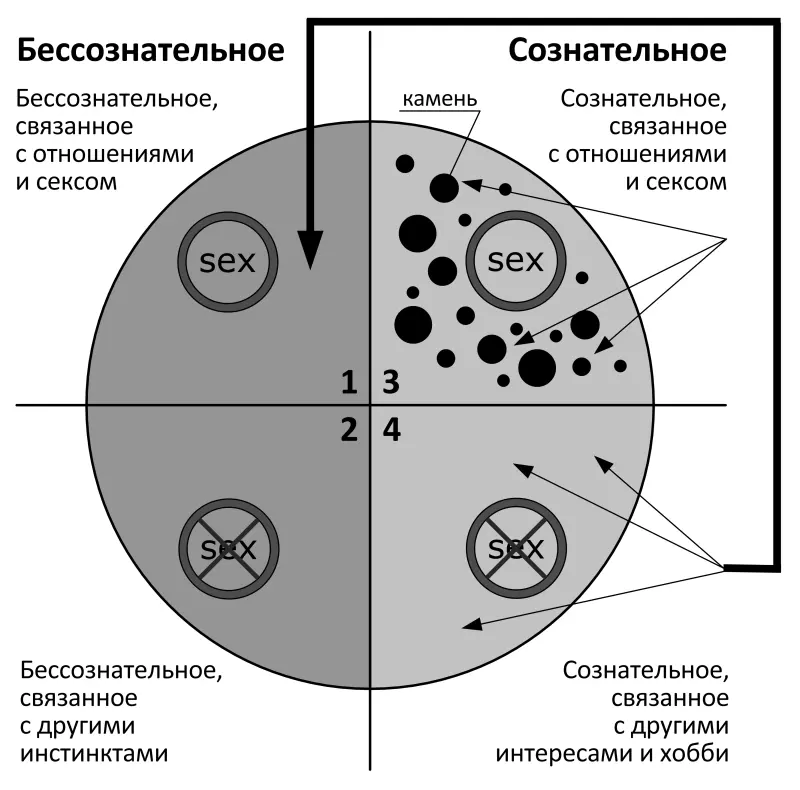 Мы обходим сознательные комплексы убеждения и страхи в области секса и - фото 12