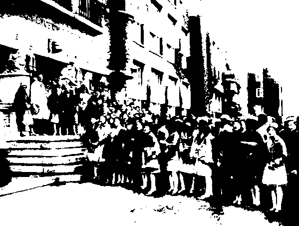 Амстердам 1935 Новый шахматный король Макс Эйве на ступенях женского лицея - фото 20