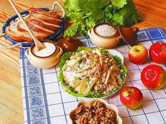 Продукты На 1 порцию 150 г филе судака 2 красных яблока 50 г очищенных - фото 128