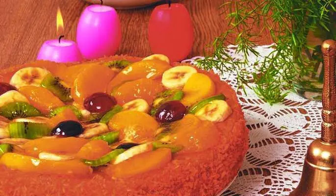 Продукты Для теста 1 стакан муки 6 яиц 1 12 стакана сахарного песка - фото 458