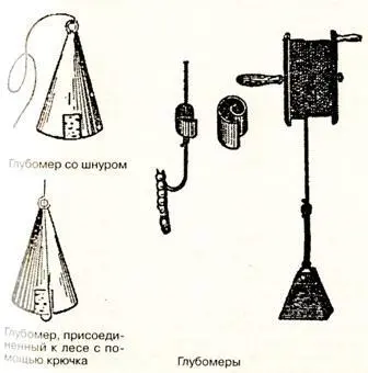 ОРИГИНАЛЬНЫЙ ГЛУБОМЕР В качестве глубомера можно использовать грузило в форме - фото 88