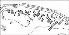 Рис 1 План праславянской деревни XVXII вв До н э раскопки С С - фото 1