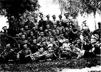 Пулеметная команда 11го пехотного Псковского полка с пулеметами Максим на - фото 51