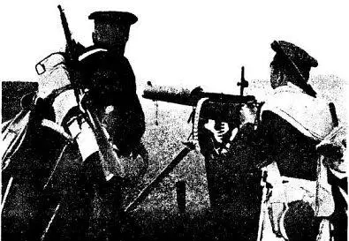 Сибиряки за пулеметом Пулемет Максим обр1910 г на треноге Виккерс 1904 - фото 97