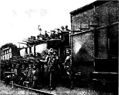 Команда русского бронепоезда с пулеметом Максим обр 1910 г Готовясь к - фото 100