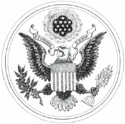 Большая печать Соединенных Штатов утвержденная конгрессом 1782 г Однако к - фото 13