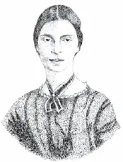 Эмили Дикинсон в возрасте 17 лет Совсем иная поэтическая манера Эмили Дикинсон - фото 27