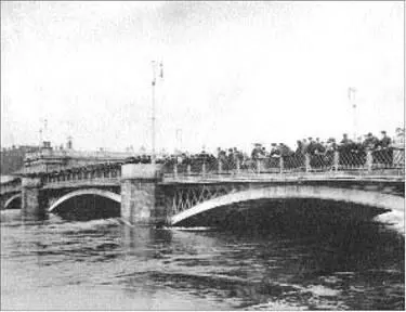 Большой Каменный мост Наводнение 1908 года Суда при отсутствии этого - фото 13