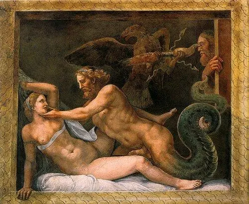 В эти же годы после 1524 г в Мантуе ДРомано создает большое эротическое - фото 6