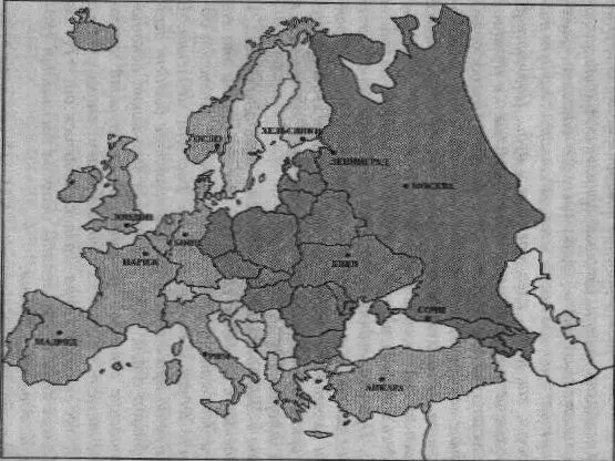 Распределение европейских стран по военнополитическим блокам на момент распада - фото 3