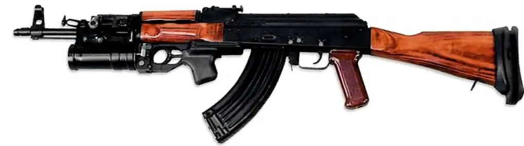 Подствольный гранатомет ГП25 на автомате АКМ В 1978 г на вооружение приняли - фото 215