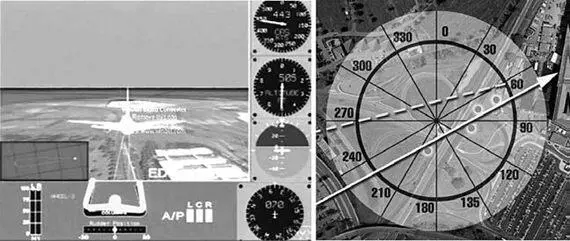 Рис 53 Кадр анимации NTSB и курс лайнера Полагаю что здесь все ясно Однако - фото 56