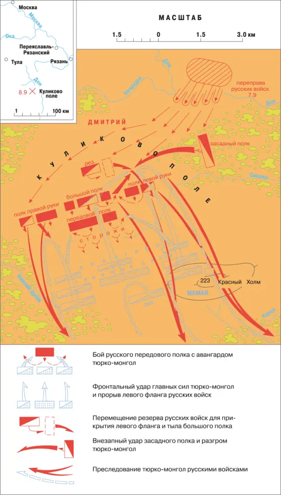 Куликовская битва 8 сентября 1380 г Битва при Анкаре в 1402 г Походы - фото 16