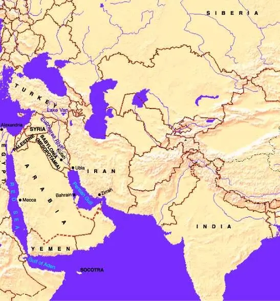 Карта 4 ранние индийские поселения в Западной Азии и на севере Африки В - фото 4