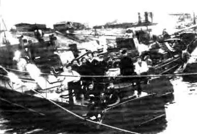 Канонерки ГВИУ на Волге 1919 г Сверхмалая подводная лодка Джевецкого - фото 10