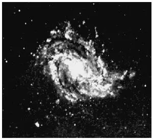 Рис 49 Галактика в Гидре NGC 5236 нии концы перемычки резко изгибаются и дают - фото 53