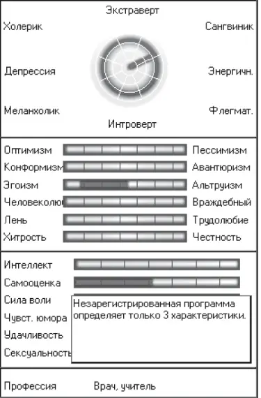 Рис 70 В следующем окне программа Digital Physiognomy дает оценку - фото 113