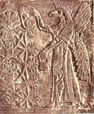 Ассирийское божество около финиковой пальмы О высоком развитии ассирийской - фото 141