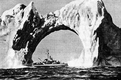 Айсбергмост у побережья Гренландии В 1927 году в водах Антарктики - фото 87