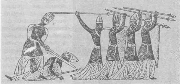 Воины XII в В кровавой сече разыгравшейся 4 июля 1187 г мусульмане - фото 8