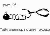 Есть еще один тип тейлспиннера предполагающий использование джигголовки - фото 26