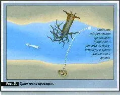 уровне немного выше дерева градусов под сорок пять и даем ему описать на - фото 67