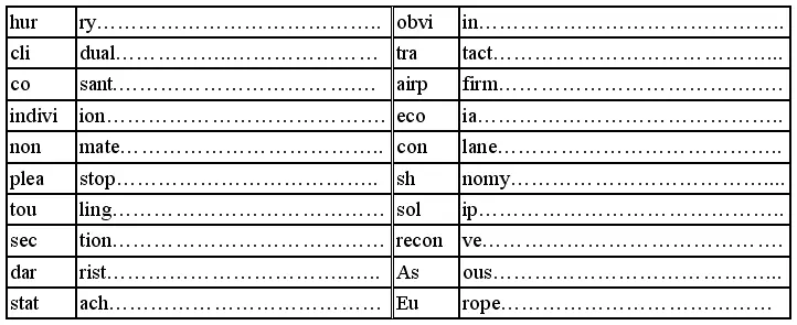 3 Complete the table with the words from the Word BoxOne word can belong to - фото 145
