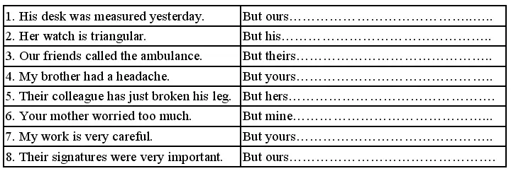 7 Give the sentences in English Переведите предложения на английский язык - фото 260