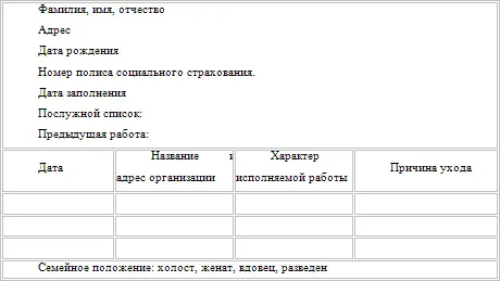 Анкета это якорь в исследовании персонала до его тестирования и проведения - фото 32