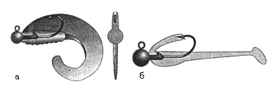 Рис 34 Незацепляющиеся приманки а со спинным гребнем б с мягким - фото 6