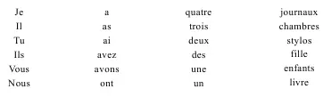 144 Remplacez les points par les terminaisons du prsent de lindicatif - фото 187