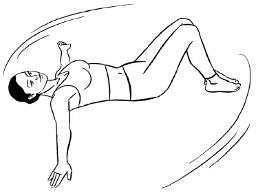 Лежа на спине ноги согнуты в коленях стопы на ширине бедер параллельны - фото 31