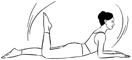 Лежа на животе обопритесь на предплечья согнутых рук ладони прижаты к полу - фото 51