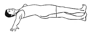 Шавасана Поза Лечь удобно на спину ноги вытянуты и слегка разведены Мышц - фото 80
