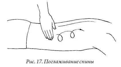 Попеременное поглаживание выполняется двумя руками которые двигаются - фото 17