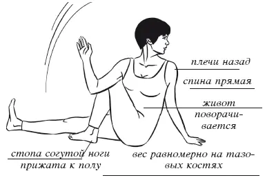 Удерживание позы 1 При каждом выдохе поднимите позвоночник и ребра когда - фото 93