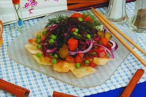 229 ккал 40 мин 4 порции Продукты 200 г морской капусты 100 г квашеной - фото 45