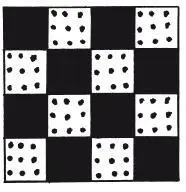 Получается шахматная доска Шахматный узор по диагонали Возьмите несколько - фото 44