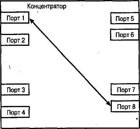 Рис 47 Концентратор Fibre Channel Рис 48 Коммутатор Fibre Channel - фото 38