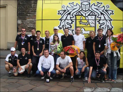 Команда Tinkoff Credit Systems после выигрыша этапа Фрирайд АДРЕНАЛИН а это - фото 77